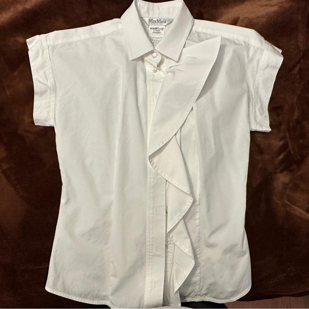 Max Mara Cotton Blouse Size 8